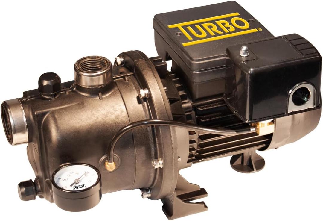 Turbo 3/4HP Non-Corrosive Shallow Well Jet Pump