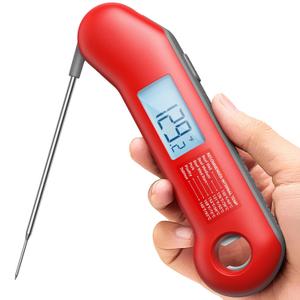 ThermoMaven Professional Meat Thermometer Digital, Ultra-Fast 0.5 Sec Instant Read, NIST Certified 0.5F Accuracy, IP67 Waterproof, Auto-Rotating Backlit Display, Lift-to-Wake, for BBQ/Cooking/Candy