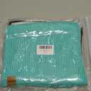 Unisex Kids Fleece-Lined Ribbed Thermal Knit Neck Warmer Gaiter | Dual Layer Winter Scarf Face Cover for Skiing Hiking (Black/Lake Blue)