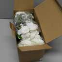 ASTRYAS 12Pcs Blue Artificial Flowers, Fake Peonies Silk Peony Faux Flowers for Decoration DIY Bridal Bouquet Centerpiece Table Wedding Party Home Decor Floral Arrangement(Blue)