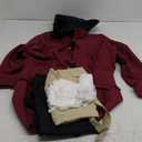 BPURB Colonial Costume Boys 18th Century American Costume (14, Wine Red)