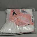 Cat Bed Tents Dog House Indoor Outdoor Lace Mesh Breathable Windows Door Curtains Removable Portable Nest Teepe House (Small,Pink(Ruffled Teim))