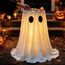 USB Powered Halloween Ghost Candy Bowl Stand w/ 8-Mode Remote LED Lights
Trick-or-treat candy dish，Cute Ghost Candy Bowl Holder，Perfect Indoor Outdoor Halloween Décor，for Porch, Yard & Doorway