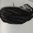 Cornrow Braids Afro Toupee Hair for Men 6'' Real Human Hair HD Lace Hair Pieces 1# Black Male Braiding Mens Wigs Realistic Systems Afro Box Braided 4mm Tight Black Man Unit 8X10''