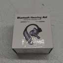 Hearing Aids, Bluetooth Hearing Aids for Seniors with Noise Cancelling and Volume Control, Fashionable and Trendy Rechargeable Hearing Aids for Hearing Loss (Single)