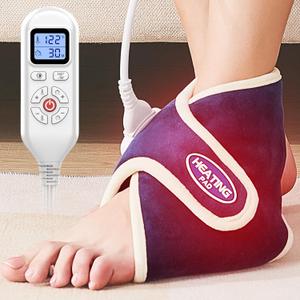 CAMECO Electric Heating Pad for Achilles Tendinitis, Plantar Fasciitis - Auto Shut Off, Adjustable 86F-158F for Pain Relief (For Ankle)