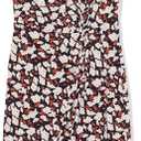 Amazon Essentials Women's Sleeveless Crossover Twist Neck Faux Wrap Dress (Medium, Multicolor Floral)