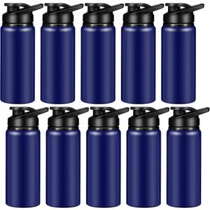CHENGU Water Bottle Bulk 20 oz Aluminum Reusable Bottles Lightweight Snap Lid Water Cups Easy Carry Leak Proof Travel Tumbler for Gym Sports Camping Hiking Fishing