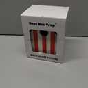 Chalet Style Large Bird House for Outdoor with Metal Tube, Thicken Wooden Hanging Birdhouse with Clear View Panel Clear View Panel Predator Guard Nesting Box for Swallow Wren Chickadee