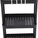 Rolling Storage Cart Multi-Utility Trolley Organizer for Kitchen Bathroom Living PP Material Mobile Shelving Rack for Easy Storage Organization 4