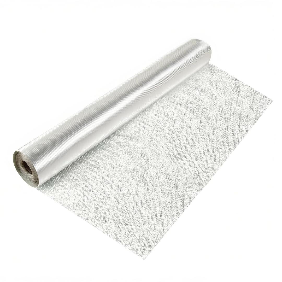 1708 Biaxial Fiberglass Cloth 50" x 120" Premium Quality Strong, Easy to Use & Lightweight Fiberglass Mat - Resin & Epoxy Compatible - EGlass CSM for Decks, Auto Repairs