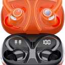 Wireless Earbuds, Bluetooth 5.4 Headphones Sport, Over Ear Buds With ENC Noise Cancelling Mic, 48H, Wireless Earphone With Earhooks, Stereo Deep Bass, IP7 Waterproof ear bud for Workout Running, Pink