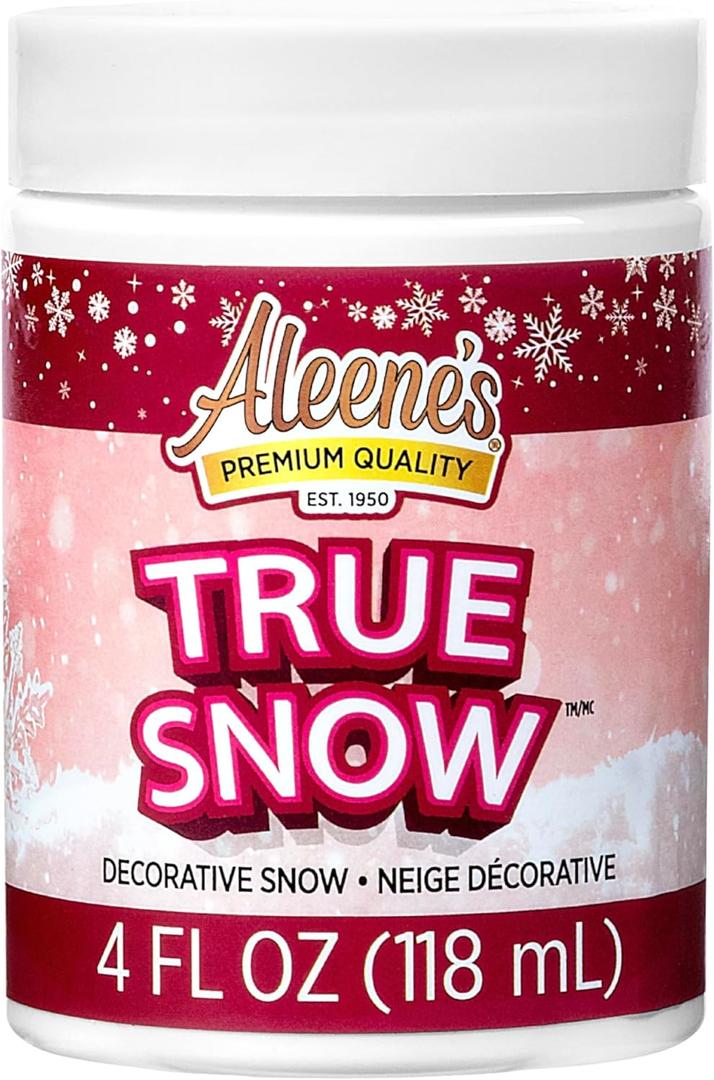 Aleene's True Snow 4oz Party Supplies, White