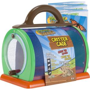 Nature Bound Critter Cage Bug Catcher and Habitat Kit | Bug Catcher for Kids | Bug House and Critter Keeper with Activity Booklet | Indoor Bug Catcher Toy for STEM Learning | Ages 3+ | Green