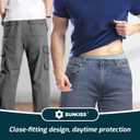 SUNKISS Super Soft Incontinence Underwear for Men,Daytime Disposable Adult Pull Ups,Mens Protective Briefs with Maximum Absorbency,XXLarge, Grey, 32 Count