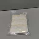 100 pcs Disposable Castor Oil Patches,Castor Oil Pack Wrap Belly Button(Oil Not Included) Self-Adhesive CastorOil Wrap Organic Cotton Easy to Use,White
