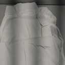  Sateen Woven Blackout Pinch Pleat Curtain Panel, 71 x 72 Inches, White 