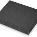 Polyurethane Foam Padding, 1 PCS 16 x 12 x 4 Inch Black Soft Cuttable Packing Foam Inserts for Cases, Furniture, Automotive and Packaging