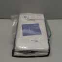 INOVADAY 100% Blackout Curtains for Bedroom, Black Out Curtains 96 Inch Long, Clip Rings Linen Blackout Drapes, Thermal Insulated Room Darkening for Living Room, 2 Panels - Beige,W50xL96