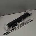 4-Pack 80LEDs Solar Christmas Snowflake Stake Lights, 8 Modes Solar Snowflake Christmas Decorations Outdoor Lights, Waterproof Outdoor Xmas Decorations for Garden Yard Pathway Walkway (Cool White Snowflake)