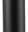 X AUTOHAUX 33.9x550mm Bicycle Seat Post Aluminum Alloy Seat Tube with Scale Mark Black Universal for MTB Mountain Bike