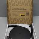 KES Bathroom Toilet Paper Holder Stand Modern Tissue Roll Holder SUS304 Stainless Steel Rustproof Freestanding 20.2" H, Matte Black BPH283S1-BK