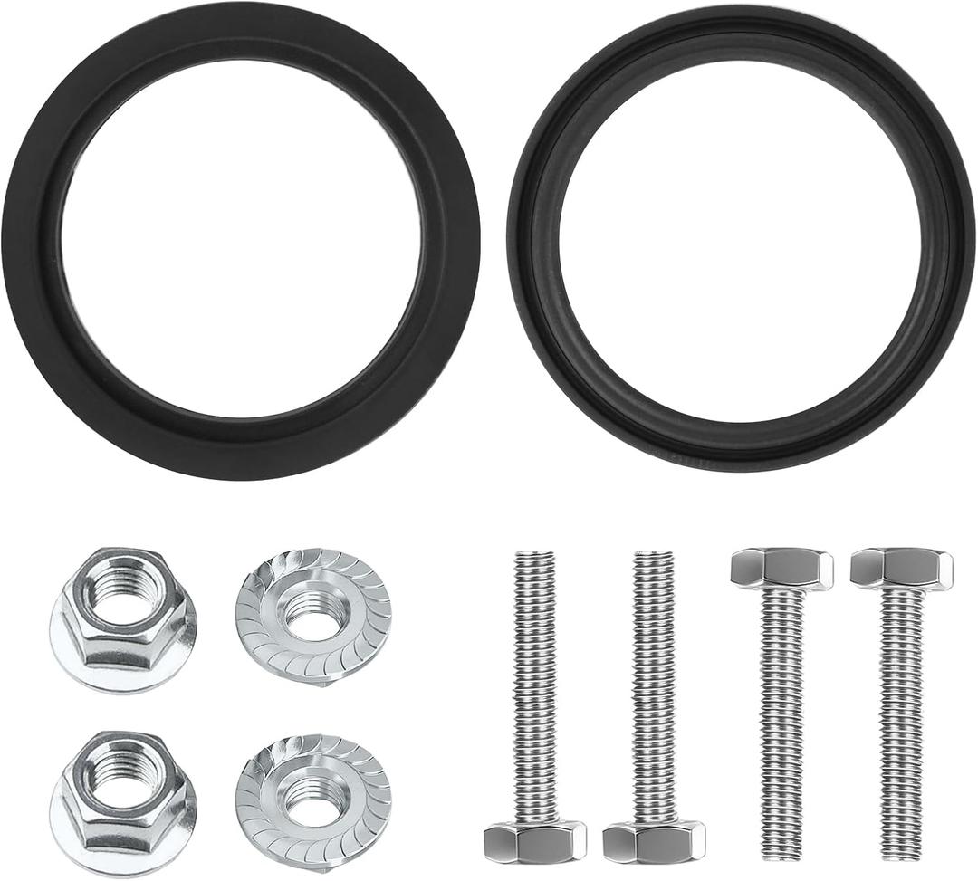 T1001-9VP RV Waste Valve Seal Kit 1-1/2 Inch Replacement Valterra Lasalle Bristol Grentec 1.5" Waste Valve Seals- Flexible Rubber RV Sewer Valve Seal Kit