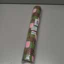 HAOCOO Checkered Desk Mat, Cute Leather Mouse Pad, 35.4" x 15.7" Keyboard Pad Office Accessories, Non-Slip Desktop Mat, Gingham Laptop Pad with Stitched Edge Desk Cover Mat(Green)