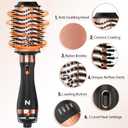 Natrial Hair Dryer Brush Blow Dryer Brush in One Hot Air Brush for Drying and Straightening, Volumizer Multi-Styler Smooth Curls for All Hair Types, Frizz-Free Blowout Brush for Salon Quality