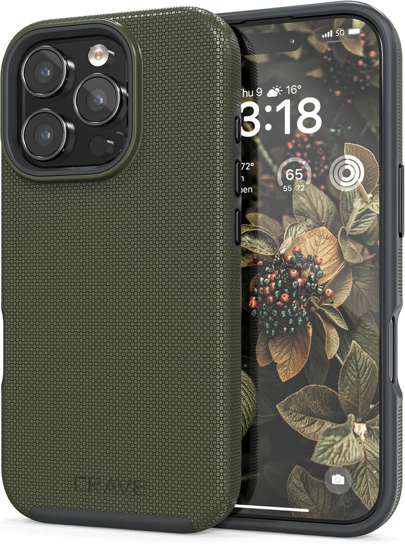 Crave Dual Guard Compatible with iPhone 16 Pro Case, Compatible with MagSafe Shockproof Protection Dual Layer Case for Apple iPhone 16 Pro (6.3") - Sage