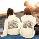 MAXIMGR Christian Sweatshirts for Women God Is Good Hoodies Oversized Jesus Religious Sweater Bible Verse Pullover Tops (XXL)