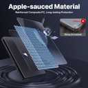 Soonjet for MacBook Pro 14 inch Case | M5 M4 M3 M2 M1 Pro/Max 2026-2021 | 100% Match Official Color | Protective Hard Shell Laptop Cover | Space Black Clear