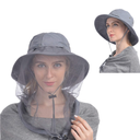 USHAKE Head Net Hat, Safari Hat Sun Hat Bucket Hat with Hidden Net Mesh