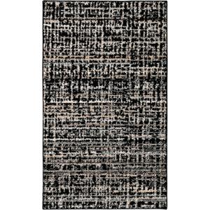 Garland Rug Rumba Black/Earth Tones 3 Ft. X 5 Ft. Modern Abstract Area Rug Soft, Anti-Skid,Carpet for Living Room, Bedroom, Dining Room, Farmhouse, Nursery Non-Shedding Indoor Floor Rug