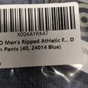 OIIIO Men's Athletic Fit Jeans Denim Pants (40, 24014 Blue)
