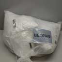 18x18 Decorative Throw Pillow Inserts-Down Feather Pillow Inserts-Square-Cotton Fabric-Set of 2-White.