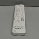 20 Pcs Black Silverware Set, Food-Grade Stainless Steel Flatware Set for 4, Square Cutlery Set, Mirror Polished Tableware Eating Utensils Set for Kitchen, Include Knife Fork Spoon Set,Dishwasher Safe