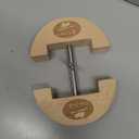 Fitted Hat Stretcher Adjustable -One Size Fits All Cap,Solid Wood & Heavy Duty Unisex Hat Jack Stretcher (5 1/4-7 3/8, Silver)