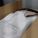 Outdoor Chair Cushions Set of 4, Waterproof Backrest and Deep Seat Cushion Set for Patio Furniture, Outdoor Sofa Replacement Cushions with Removable Cover, 24 x 24 Inch, Cream