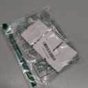 3 Pack AC Flat Wall Outlet Extender Flat Plug Adapter Outlet, Fold-Able 3 Way Wall Adapter Mani Plug for Home and Travel (White)