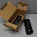 Nucookery Ceramic Butter Dish with Lid | Raised Legs and Non-Slip Strip Design | Porcelain Health | Dishwasher Safe, Black