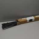 Amazon Basics Easel Display Stand, Instant Floor Poster, Lightweight, Collapsible and Portable with Tripod Base, Black Steel (supports 5 pounds)