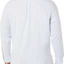 Amazon Essentials Men's Long-Sleeve Regular-Fit Stretch Oxford Shirt (Available in Big & Tall) (Powder Blue Vertical Stripe)