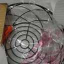 Fruit Bowl with Banana Hanger - Fruit Basket for Kitchen Counter with Holder - Black Chrome