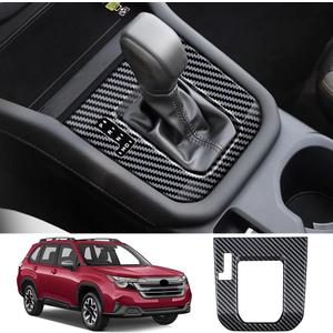 Car Central Control Gear Shift Panel Trim Cover for Subaru Forester 2025 2026 Auto Interior Decorations Accessories Center Console Protection Frame Carbon Fiber Style kit Accessory