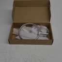 Brushed Nickel Bathroom Accessories Set, KLJKPA 4 Pieces Bathroom Hardware Set, 24 inch Towel Bar, Towel Racks for Bathroom, Robe Towel Hooks, Toilet Paper Holder Wall Mounted