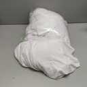 Pureegg Spandex Tablecloth 6ft - 2 Pack, Fitted and Tight Cloth for Rectangle Table, Wrinkle-Free and Stretch Table Cover for Party, Wedding, Banquet and Birthday, White