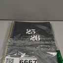 Monthly Planner 2025-2026, 21 Months Calendar Planner 2025-2026, April 2025 - December 2026, 7" x 10", 25-26 Monthly Calendar, Perfect for School Office Home Planning - Black