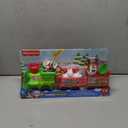Fisher-Price Little People Toddler Toy Musical Christmas Train with Santa Elf & Reindeer Figures for Pretend Play Kids Ages 1+ Years