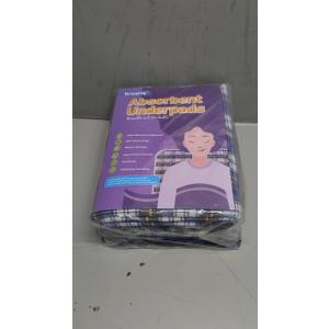 Brosive Non-Slip Bed Pads for Incontinence Washable (36" x 52"|2 Pack),Waterproof Bed Pads,Adult Washable Incontinence Bed Pads for Adults,Dog,Kids